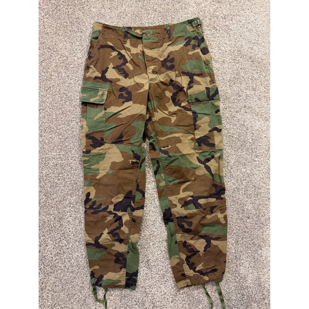 Propper Trousers Mens Medium Short Camo Woodland Camouflage Combat Cargo Pants